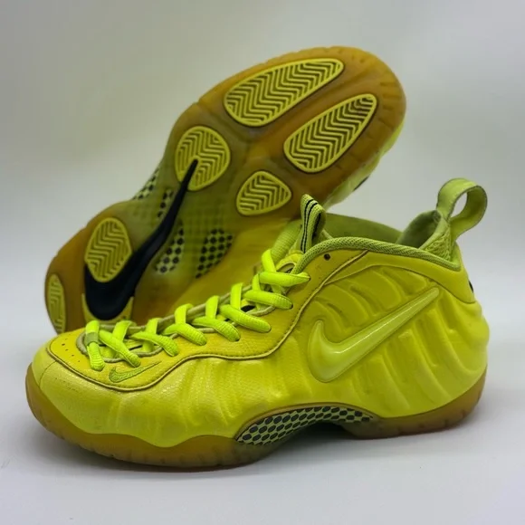 Nike Air Foamposite Pro Volt Yellow Green Nike Air Foamposite Pro Volt 2014 Men main image 4